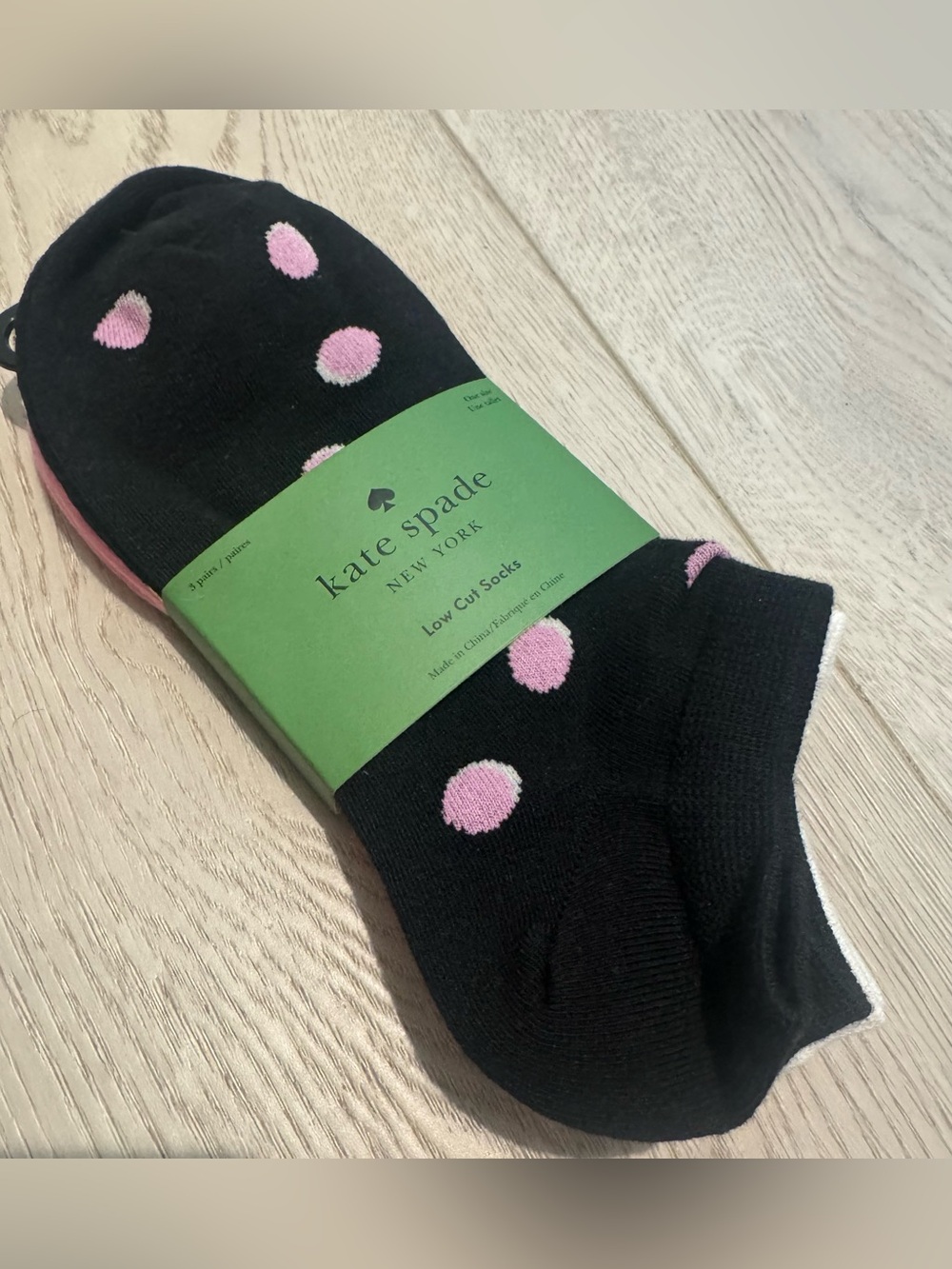 Kate Spade Low-Cut Socks -3 ct
